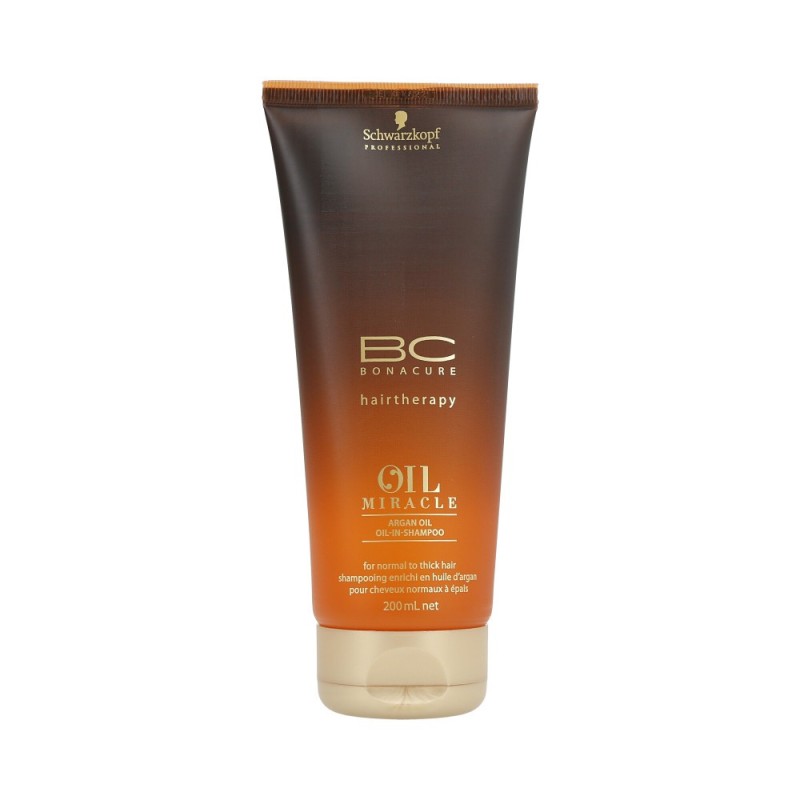 Schwarzkopf Professional BC Hairtherapy Oil Miracle Argan Oil-In-Shampoo Normal Thick Hair 200 ml