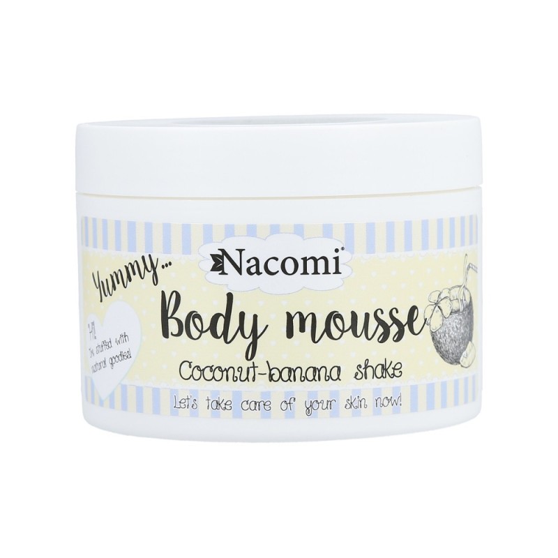 NACOMI Coconut-banana shake body mousse 180g