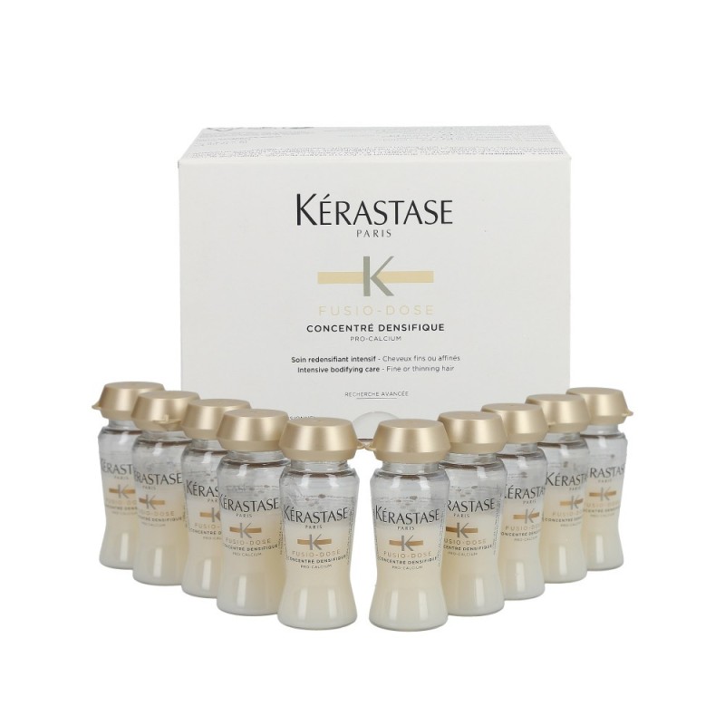 KERASTASE FUSIO – DOSE Density Concentre Intensive bodifying care hair treatment for fine and thinning hair 10x12ml