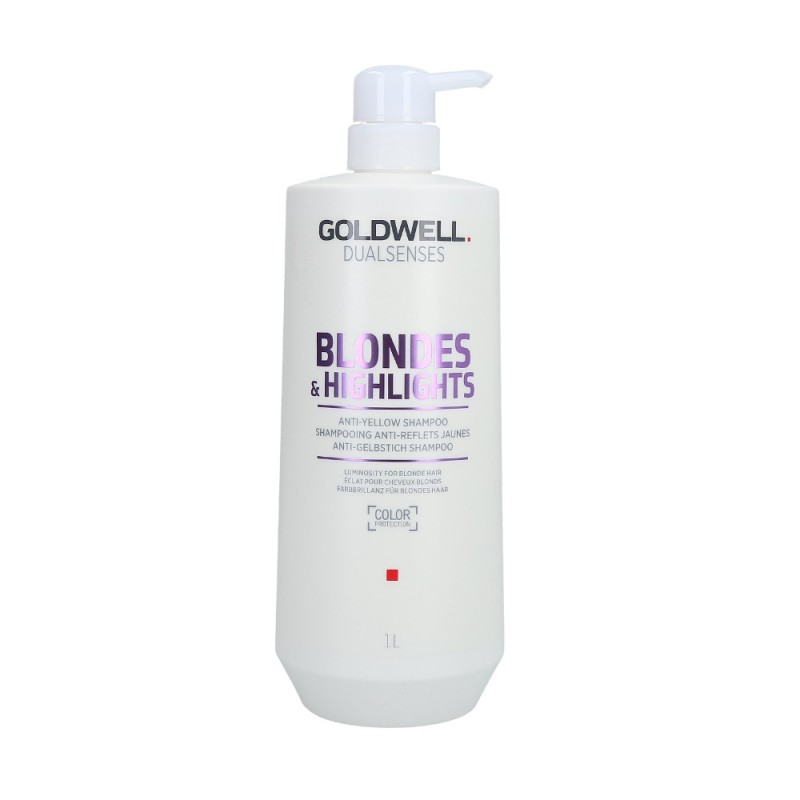 GOLDWELL DUALSENSES BLONDES & HIGHLIGHTS Anti-Yellow Shampoo For Blonde Hair And Hair With Highlights 1000ml