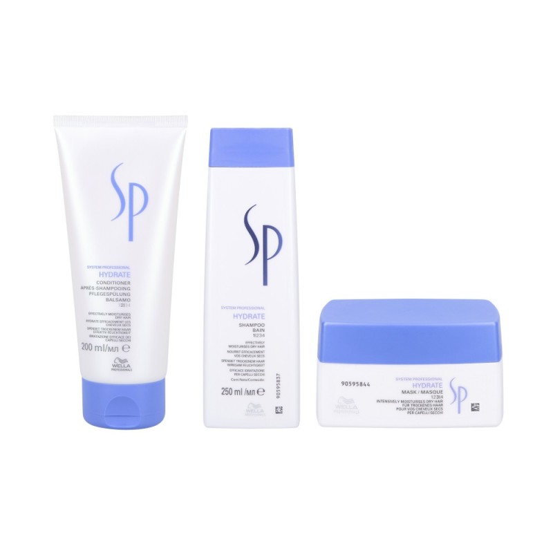 WELLA SP HYDRATE Set Shampoo 250ml + Conditioner 200ml + Mask 200ml